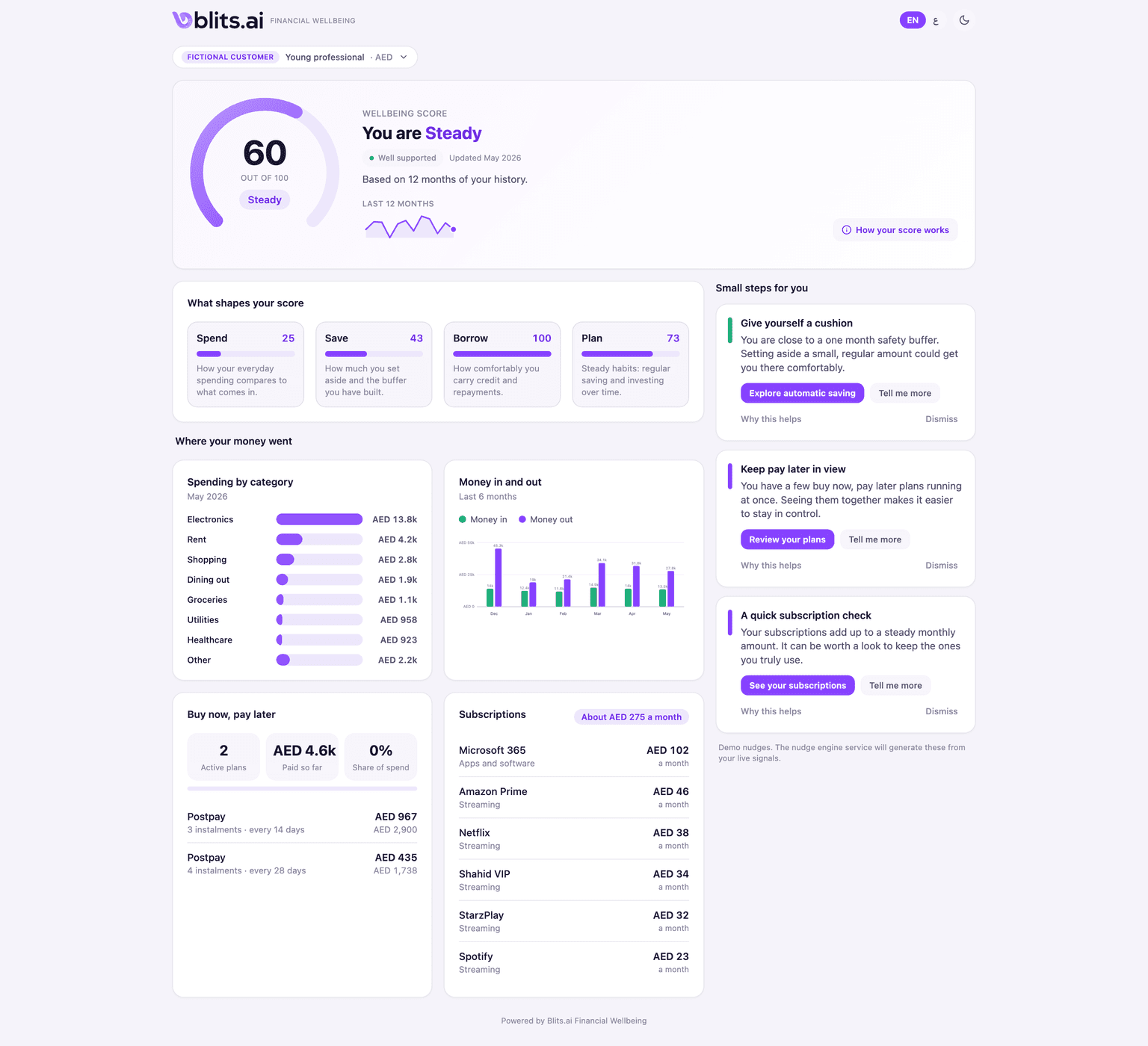 Introducing Blits.ai Financial Wellbeing: Guidance, Never Financial Advice